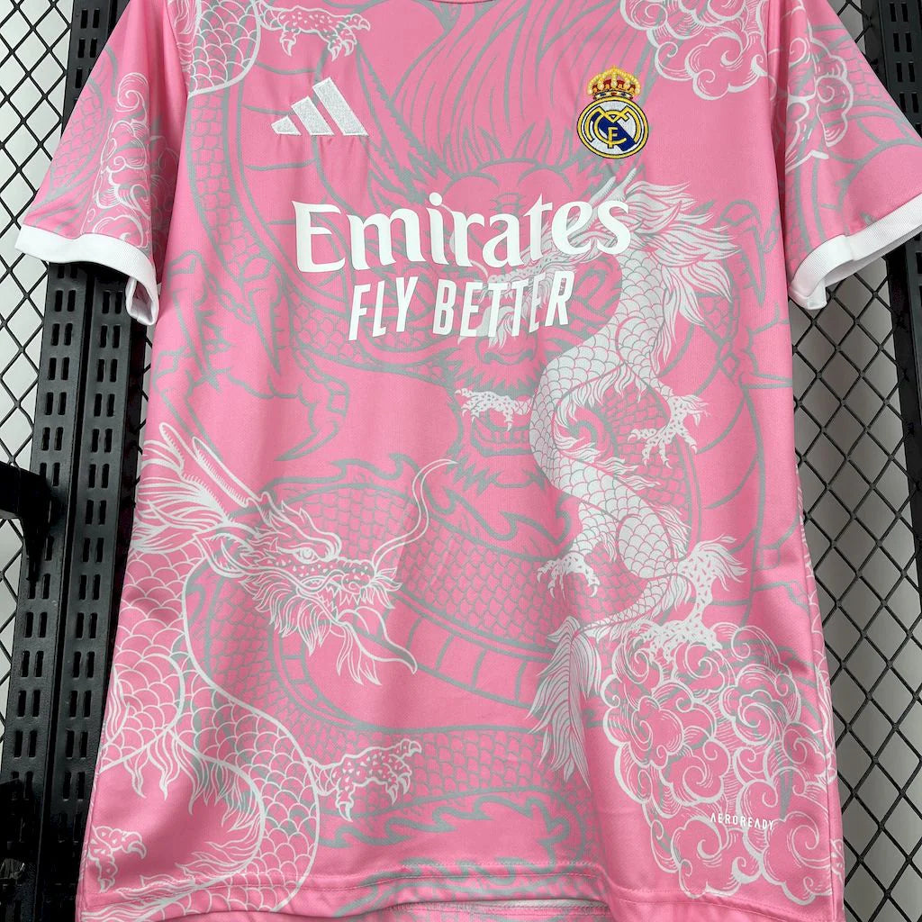 Real Madrid Pink Dragon Jersey